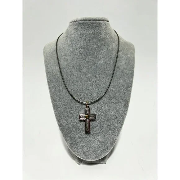 18K Gold & 925 Silver Necklace